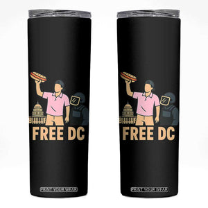 Free DC Sandwich Guy Skinny Tumbler Washington DC Pride Political Satire TS02 Black Print Your Wear
