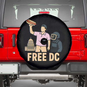 Free DC Sandwich Guy Spare Tire Cover Washington DC Pride Political Satire TS02 Black Print Your Wear