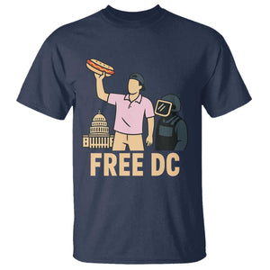 Free DC Sandwich Guy T Shirt Washington DC Pride Political Satire TS02 Navy Print Your Wear