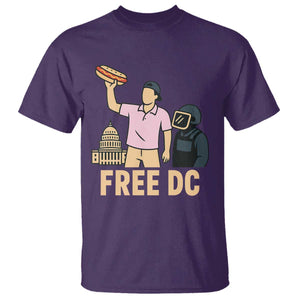 Free DC Sandwich Guy T Shirt Washington DC Pride Political Satire TS02 Purple Print Your Wear