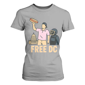 Free DC Sandwich Guy T Shirt For Women Washington DC Pride Political Satire TS02 Sport Gray Print Your Wear