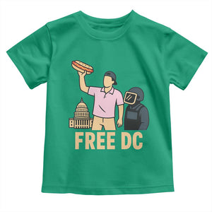 Free DC Sandwich Guy Toddler T Shirt Washington DC Pride Political Satire TS02 Irish Green Print Your Wear
