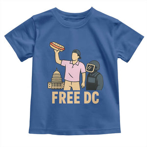 Free DC Sandwich Guy Toddler T Shirt Washington DC Pride Political Satire TS02 Royal Blue Print Your Wear