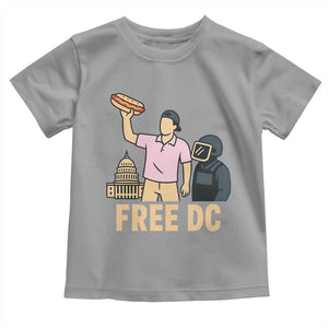 Free DC Sandwich Guy Toddler T Shirt Washington DC Pride Political Satire TS02 Sport Gray Print Your Wear