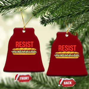Resist Sandwich Ceramic Ornament Sarcastic Food Revolution Political Satire TS02 Print Your Wear