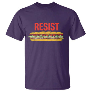 Resist Sandwich T Shirt Sarcastic Food Revolution Political Satire TS02 Purple Print Your Wear