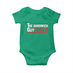 The Sandwich Guy 2028 Baby Onesie Political Parody TS02 Irish Green Print Your Wear