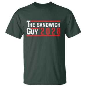 The Sandwich Guy 2028 T Shirt Political Parody TS02 Dark Forest Green Print Your Wear