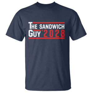 The Sandwich Guy 2028 T Shirt Political Parody TS02 Navy Print Your Wear