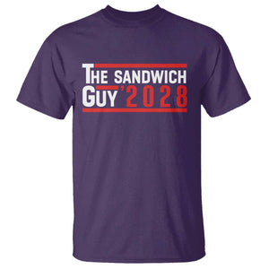 The Sandwich Guy 2028 T Shirt Political Parody TS02 Purple Print Your Wear