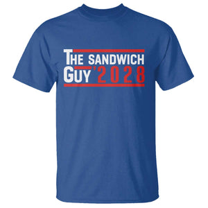 The Sandwich Guy 2028 T Shirt Political Parody TS02 Royal Blue Print Your Wear