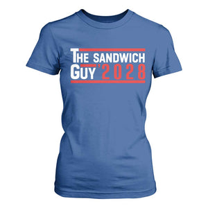 The Sandwich Guy 2028 T Shirt For Women Political Parody TS02 Royal Blue Print Your Wear