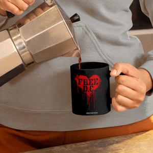 Free DC Graffiti Dripping Heart Graphic Coffee Mug Washington DC Pride Political Satire TS02 Print Your Wear