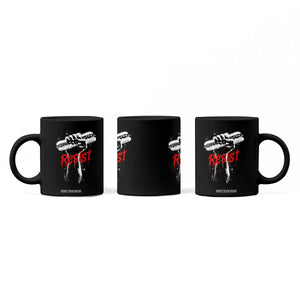 Resist with Sandwich Power Coffee Mug Funny Food Rebellion Political Satire TS02 Print Your Wear