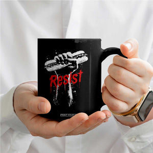 Resist with Sandwich Power Coffee Mug Funny Food Rebellion Political Satire TS02 Print Your Wear