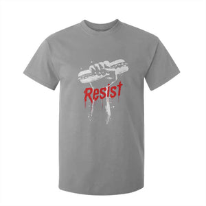 Resist with Sandwich Power T Shirt For Kid Funny Food Rebellion Political Satire TS02 Sport Gray Print Your Wear