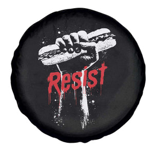 Resist with Sandwich Power Spare Tire Cover Funny Food Rebellion Political Satire TS02 Print Your Wear