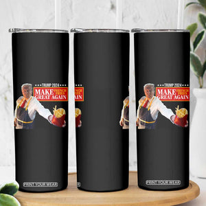 Funny Trump Fry 2024 Skinny Tumbler Make French Fries Great Again TS02 Print Your Wear