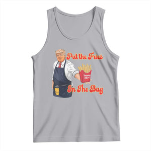 Funny Trump French Fry Tank Top Fast Food Put The Fries In The Bag TS02 Athletic Heather Print Your Wear