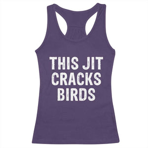This Jit Cracks Birds Racerback Tank Top Funny Gen Z Meme Viral Slang Culture TS02 Purple Print Your Wear