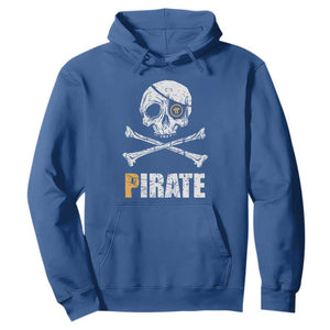 Funny Pirate Pi Cryptocurrency Hoodie Crypto Coins Blockchain Mining TS02 Royal Blue Print Your Wear