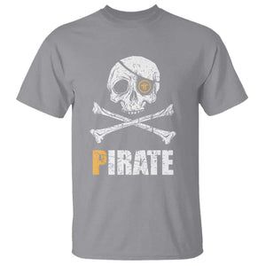 Funny Pirate Pi Cryptocurrency T Shirt Crypto Coins Blockchain Mining TS02 Sport Gray Print Your Wear