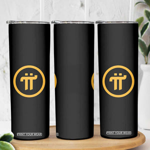 Pi Cryptocurrency Skinny Tumbler Crypto Coins Network TS02 Print Your Wear