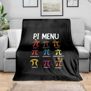 Funny Number Pi Throw Blanket Pi Menu 3.14 Pi Symbol - Math Teacher Happy Pi Day TS02 Print Your Wear