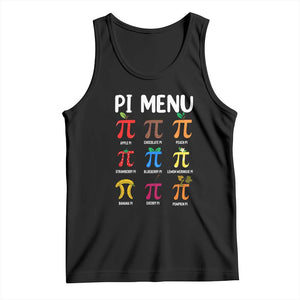 Funny Number Pi Tank Top Pi Menu 3.14 Pi Symbol - Math Teacher Happy Pi Day TS02 Black Print Your Wear