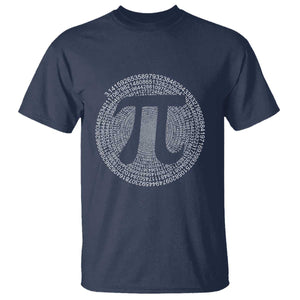 Funny Number Pi T Shirt Pi 3.14 Pi Number Symbol Math Science Gift TS02 Navy Print Your Wear