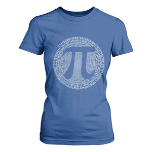 Funny Number Pi T Shirt For Women Pi 3.14 Pi Number Symbol Math Science Gift TS02 Royal Blue Print Your Wear
