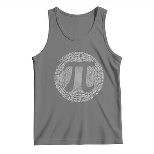 Funny Number Pi Tank Top Pi 3.14 Pi Number Symbol Math Science Gift TS02 Black Heather Print Your Wear