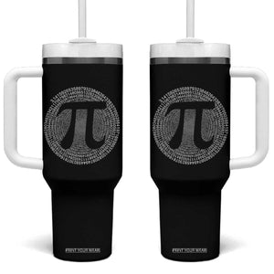 Funny Number Pi Tumbler With Handle Pi 3.14 Pi Number Symbol Math Science Gift TS02 One Size: 40 oz Black Print Your Wear
