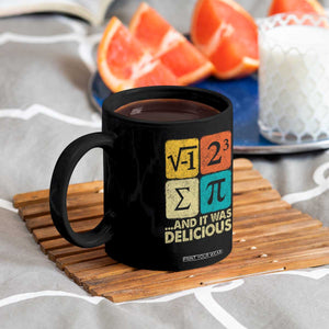 Funny Number Pi Coffee Mug I Ate Some Pie and It Was Delicious Funny PI Day Math Pun TS02 Print Your Wear
