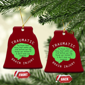 Traumatic Brain Injury Awareness Ceramic Ornament TBI Support TS02 Print Your Wear