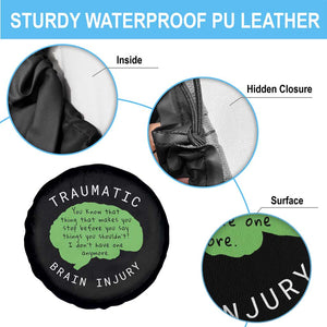 Traumatic Brain Injury Awareness Spare Tire Cover TBI Support TS02 Print Your Wear