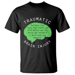 Traumatic Brain Injury Awareness T Shirt TBI Support TS02 Black Print Your Wear