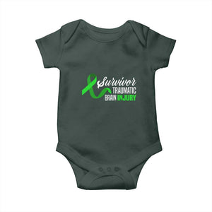 Traumatic Brain Injury Awareness Baby Onesie TBI Survivor TS02 Print Your Wear