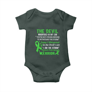 Traumatic Brain Injury Awareness Baby Onesie I Am The Storm TBI Warrior TS02 Print Your Wear