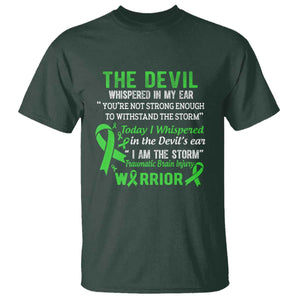 Traumatic Brain Injury Awareness T Shirt I Am The Storm TBI Warrior TS02 Dark Forest Green Print Your Wear