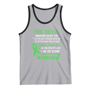 Traumatic Brain Injury Awareness Tank Top I Am The Storm TBI Warrior TS02 Athletic Heather Black Print Your Wear
