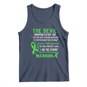 Traumatic Brain Injury Awareness Tank Top I Am The Storm TBI Warrior TS02 Navy Print Your Wear