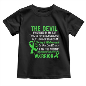 Traumatic Brain Injury Awareness Toddler T Shirt I Am The Storm TBI Warrior TS02 Black Print Your Wear