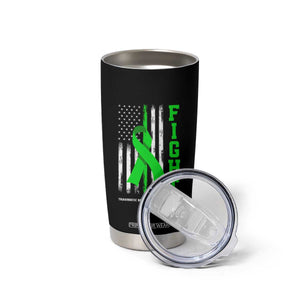 Traumatic Brain Injury Awareness Tumbler Cup Fight TBI American US Flag TS02 Print Your Wear