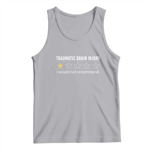 Traumatic Brain Injury Awareness Tank Top I Would Not Recommend TBI Warrior TS02 Athletic Heather Print Your Wear