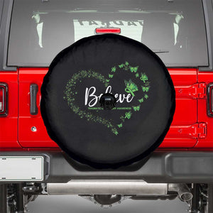 Traumatic Brain Injury Awareness Spare Tire Cover TBI Believe Butterflies TS02 Black Print Your Wear