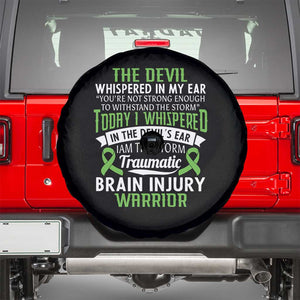 Traumatic Brain Injury Awareness Spare Tire Cover TBI Warrior I Am The Storm TS02 Black Print Your Wear