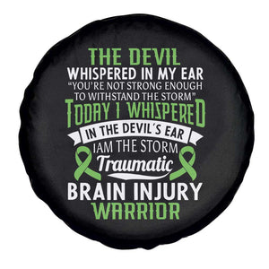 Traumatic Brain Injury Awareness Spare Tire Cover TBI Warrior I Am The Storm TS02 Print Your Wear