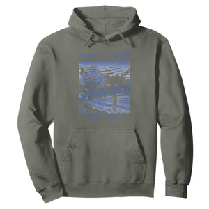 Retro Gulf Of USA Hoodie America Est 2025 American Flag TS02 Military Green Print Your Wear