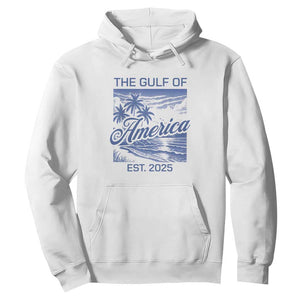 Retro Gulf Of USA Hoodie America Est 2025 American Flag TS02 White Print Your Wear